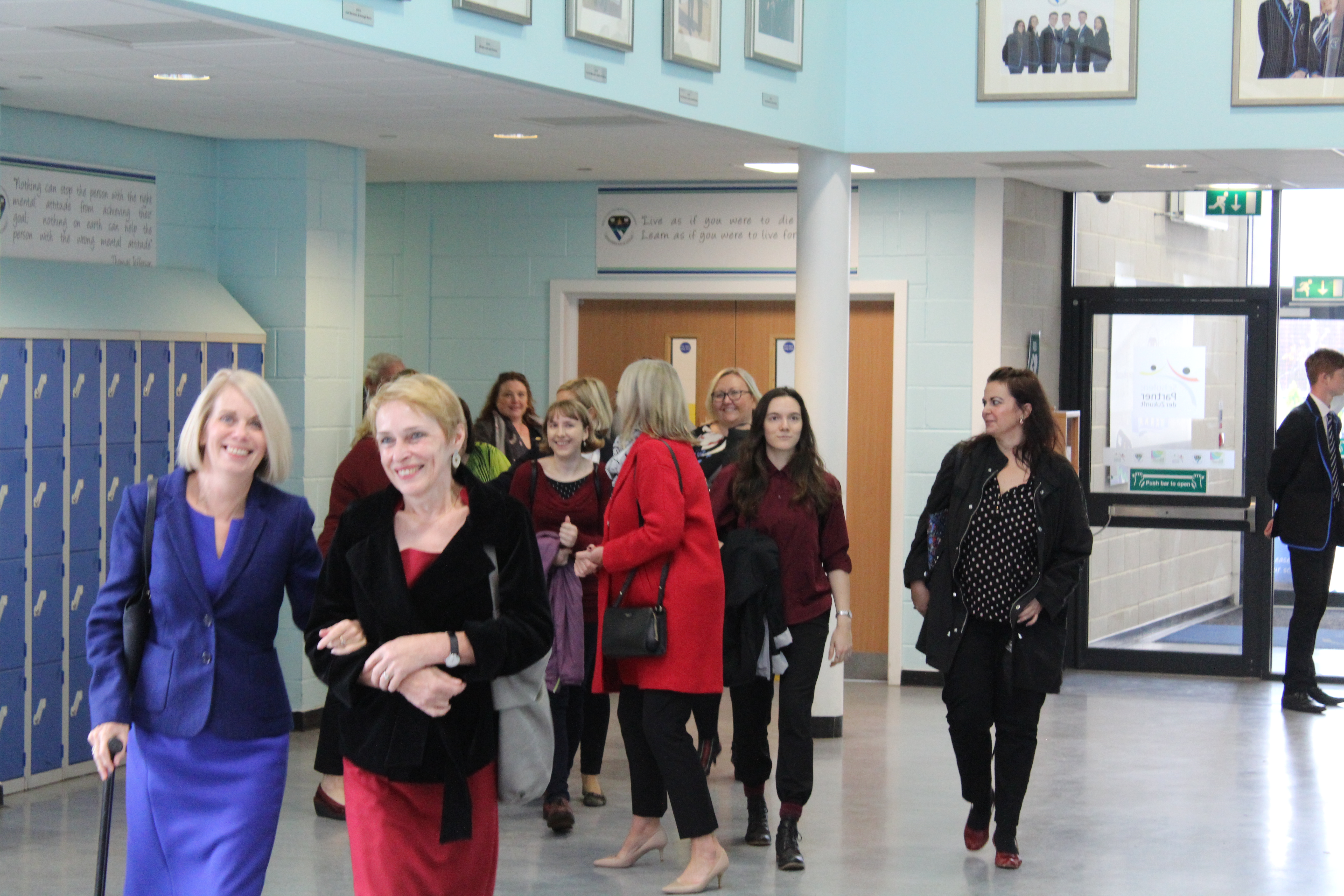 image of people walking