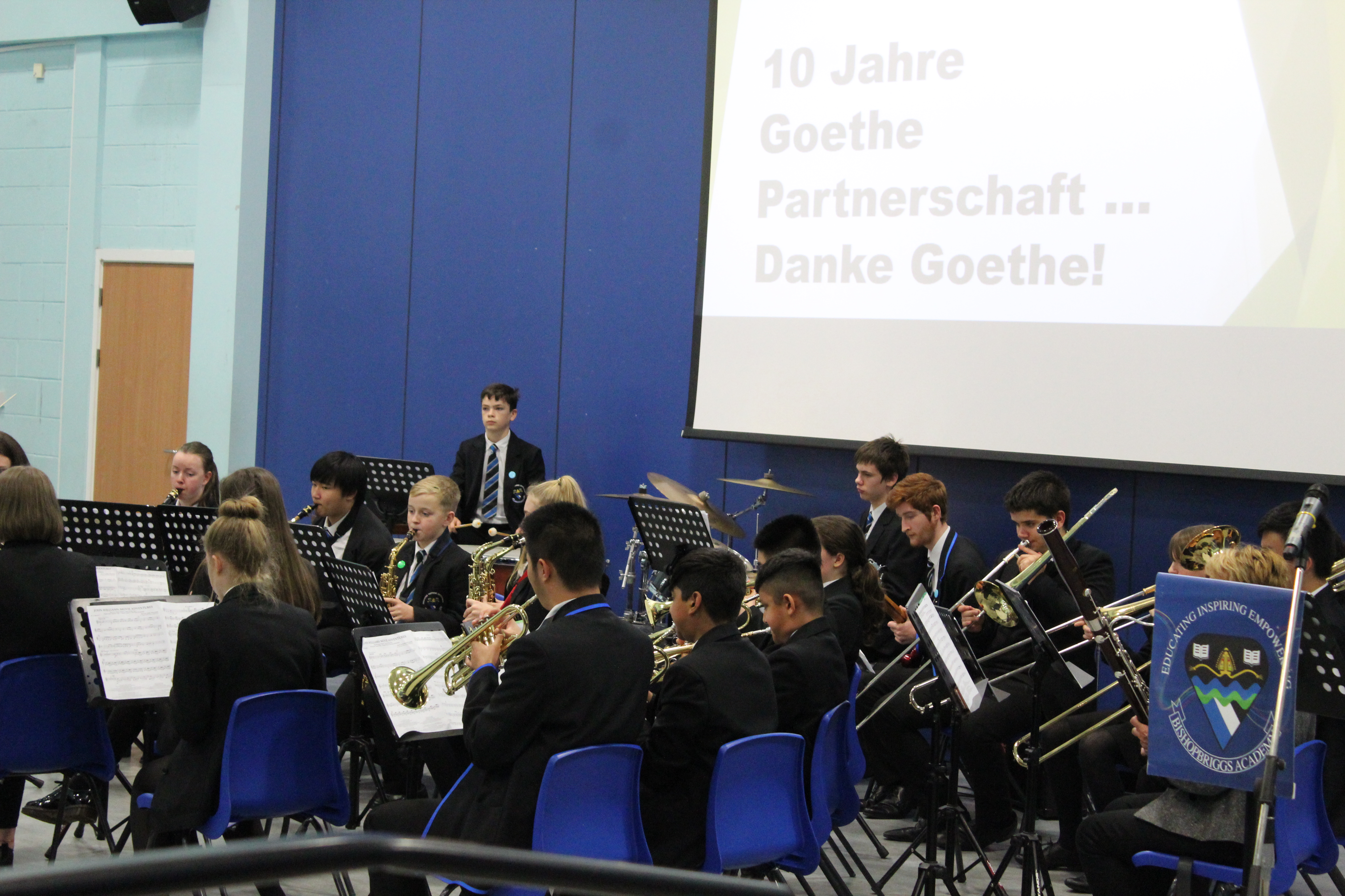 images of students playing instraments