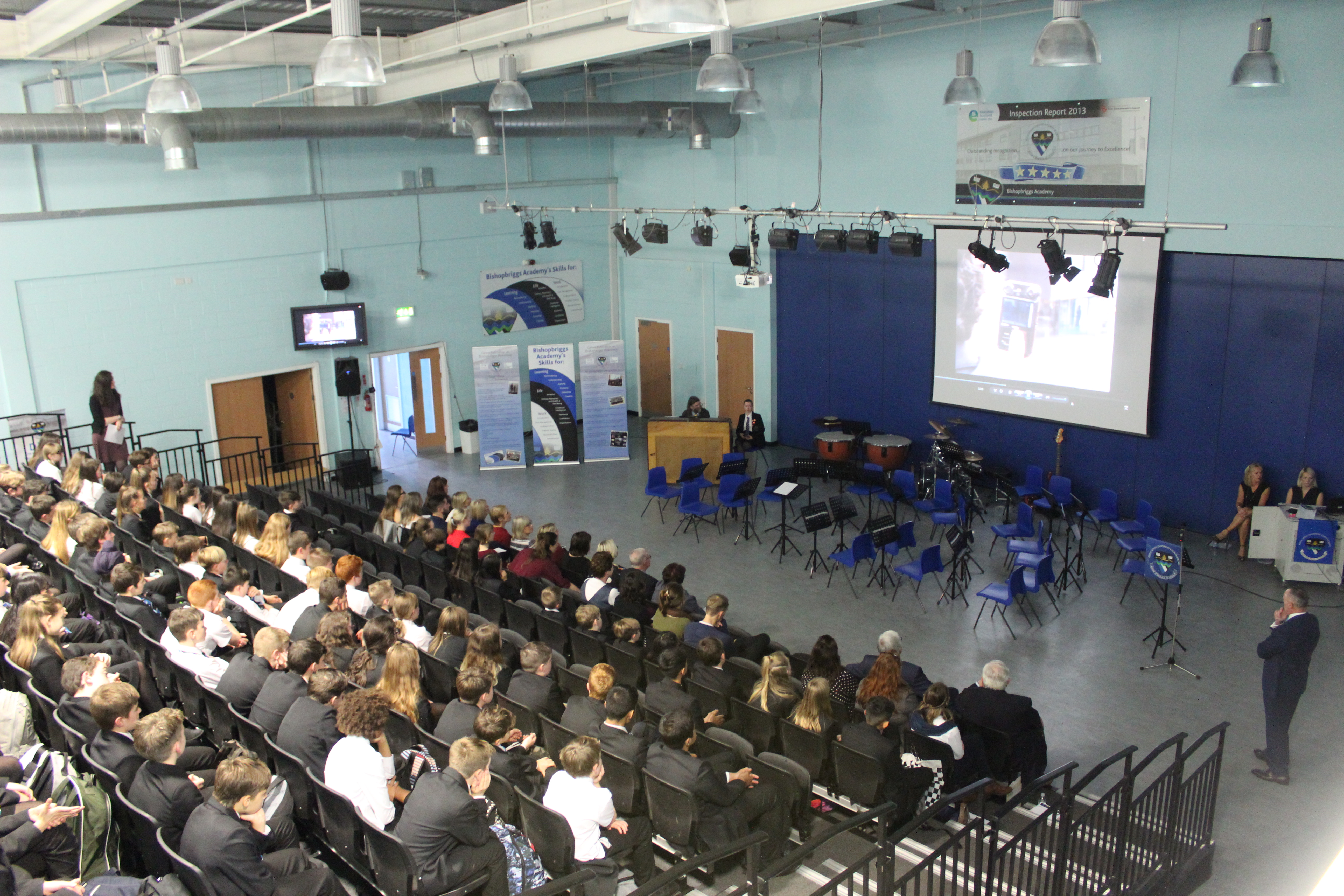 image of all students in hall