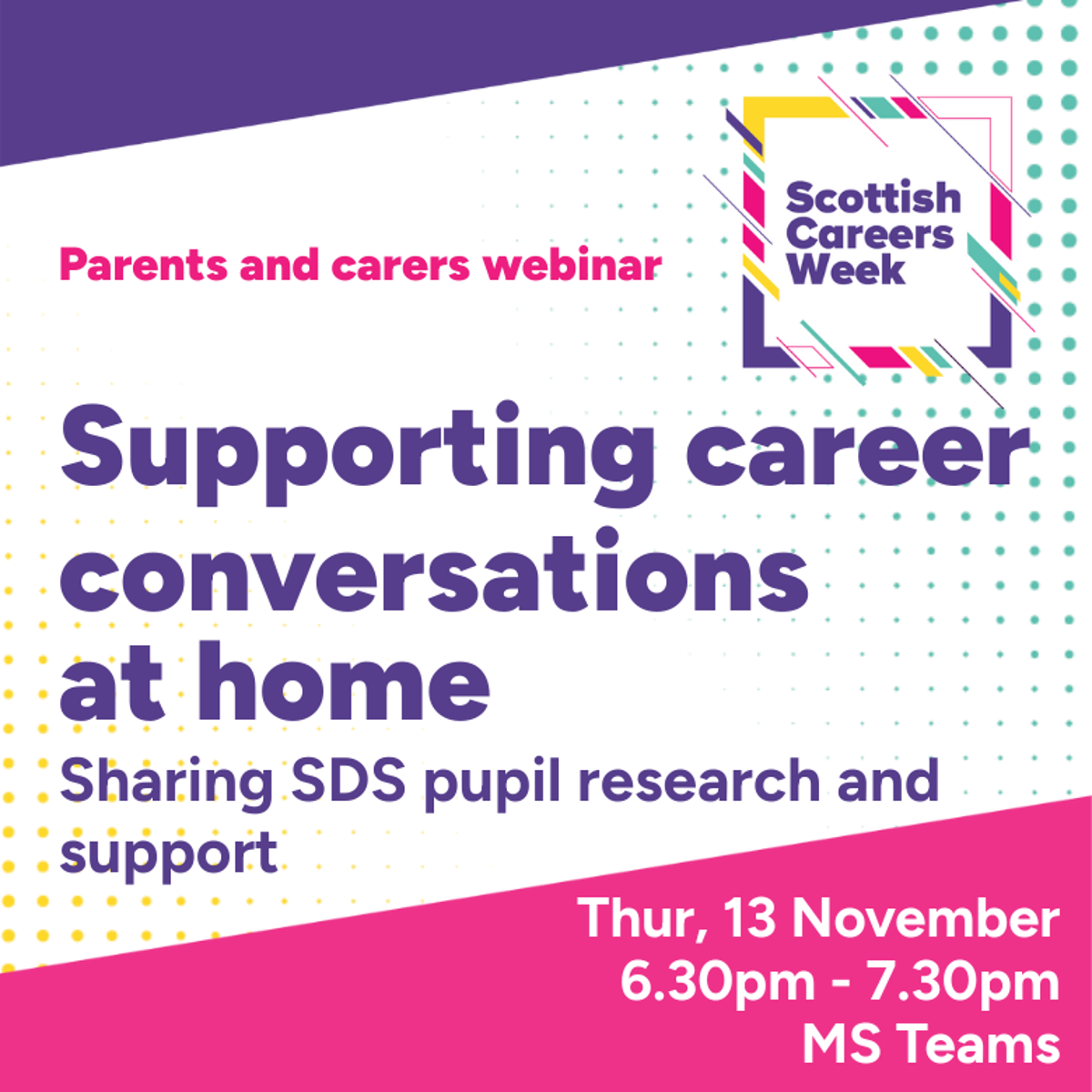 Suporting career conversations at home